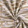 Wavy lines cotton viscose blend – dark beige,  thumbnail number 3