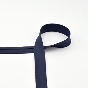 Cotton Bias Tape Poplin [20 mm] – midnight blue, 