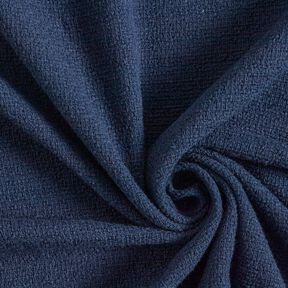 Costume fabric coarsely woven – navy blue, 