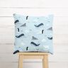 Decor Fabric Half Panama Animals in the Ice – baby blue/white,  thumbnail number 8