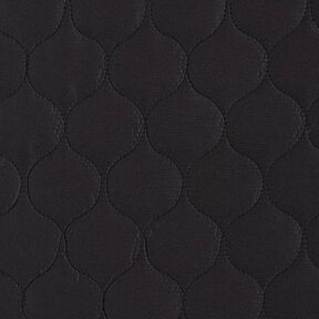 Quilted Fabric Circle Print – black, 