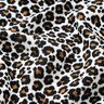 Double Gauze/Muslin Leopard Print – white/black,  thumbnail number 2
