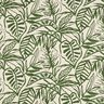 Decor Fabric Half Panama painted monstera – cream/pine,  thumbnail number 1