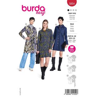Dress | Burda 5854 | 34-48, 
