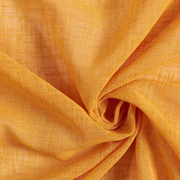 Curtain fabric Voile Ibiza 295 cm – curry yellow,  image number 1