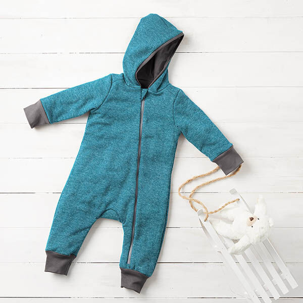 Alpine Fleece Mottled – ocean blue, image number 5