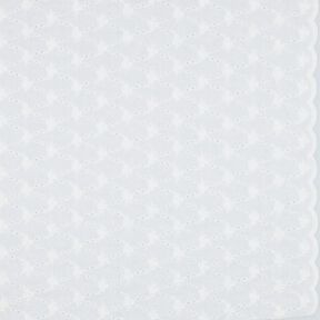 Cotton Broderie Anglaise flower diamonds| Poppy Fabrics – white, 