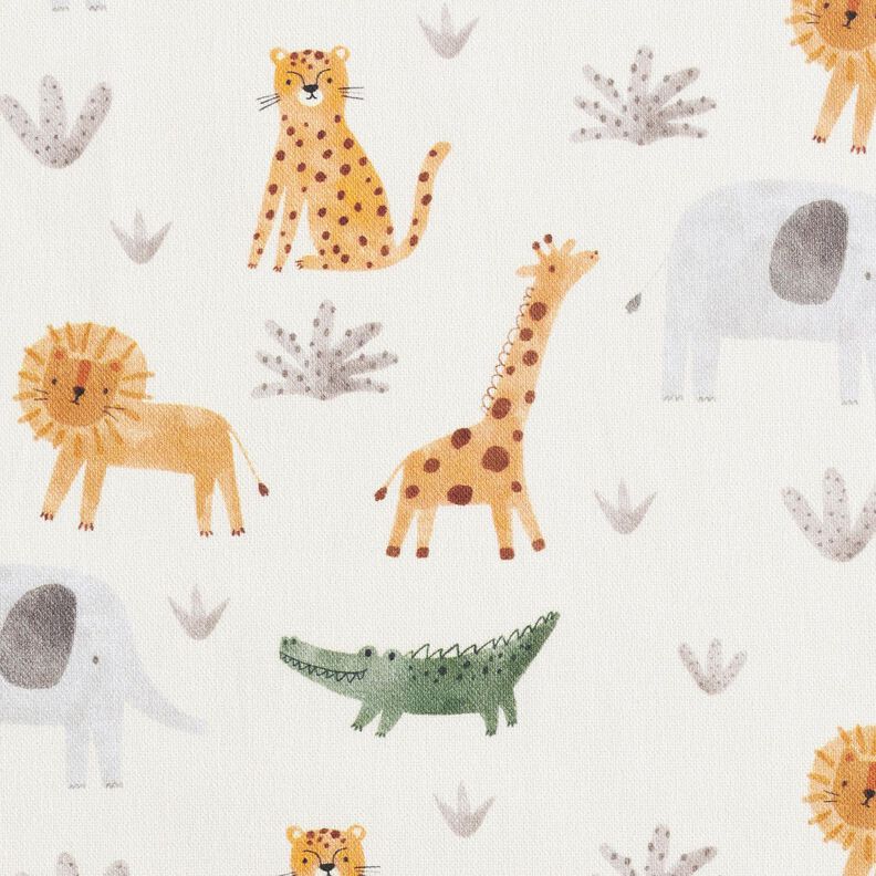 Decor Fabric Half Panama safari – offwhite,  image number 5