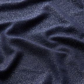 Viscose Jersey glitter – midnight blue, 