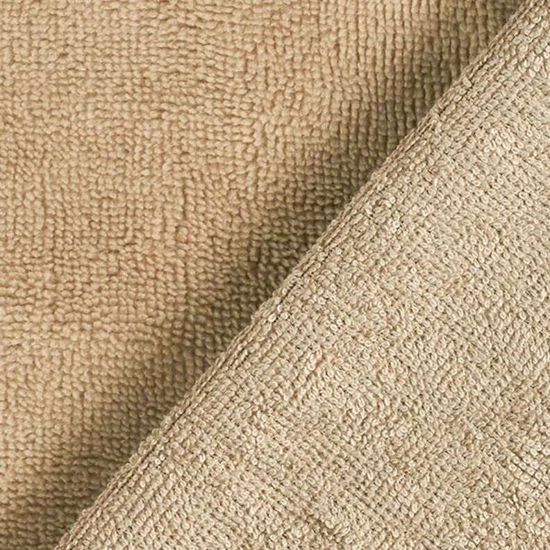 Cosy Towelling Bamboo Plain – beige,  image number 3