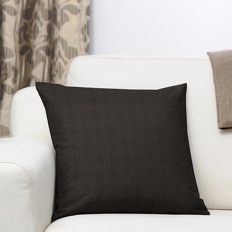 Upholstery Fabric Cord-Look Fjord – anthracite, image number 7