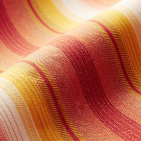 awning fabric melange stripes – terracotta/mustard, 