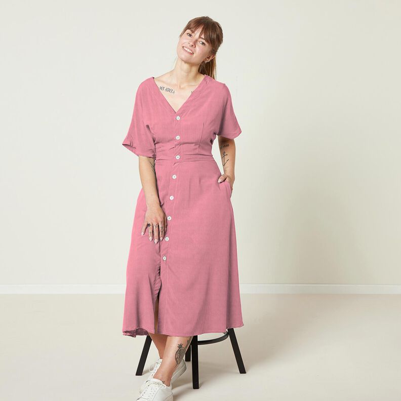 Sateen Plain – dark dusky pink,  image number 6