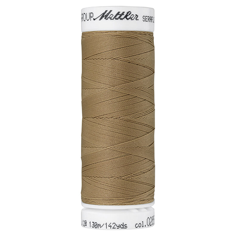 Seraflex Stretch Sewing Thread (0285) | 130 m | Mettler – beige,  image number 1