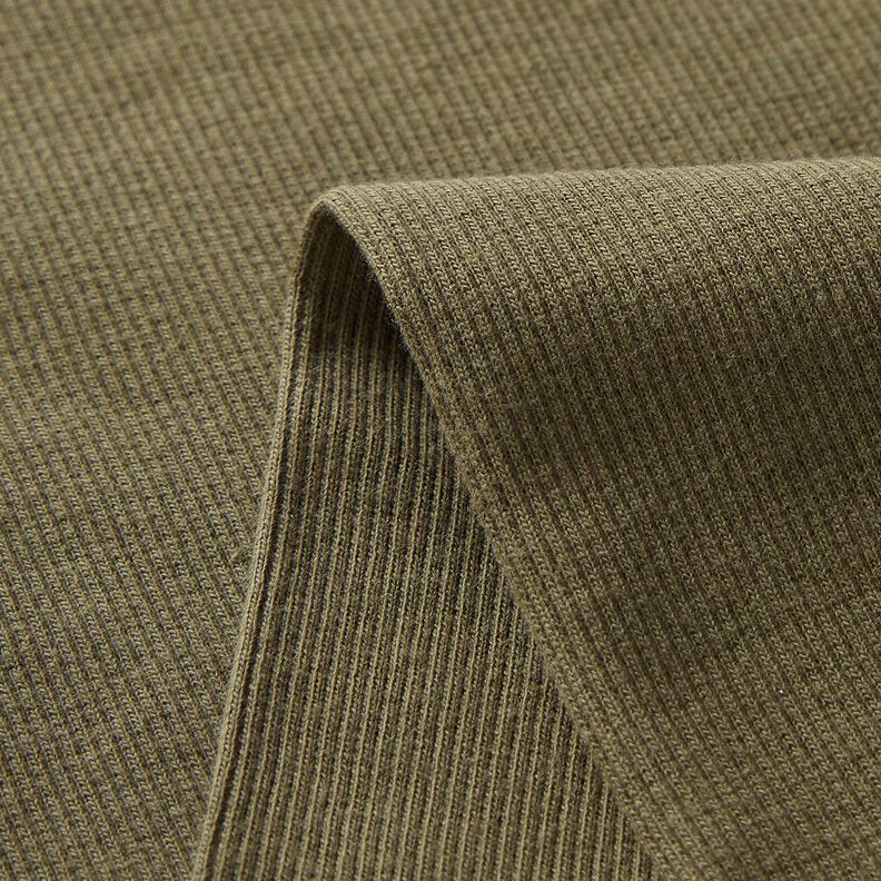 2x2 Ribbing Plain – khaki,  image number 5