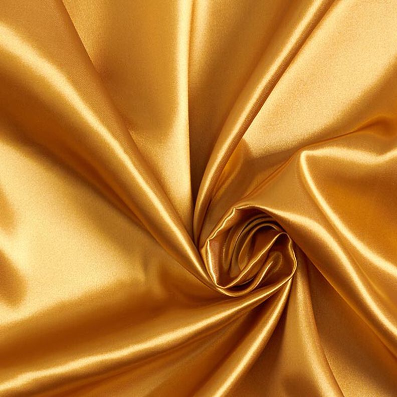 Polyester Satin – gold metallic,  image number 1