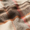 colourful checked coat fabric – cashew/black brown,  thumbnail number 2