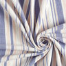 Double Gauze/Muslin yarn dyed stripes | Poppy – white/navy blue,  thumbnail number 3