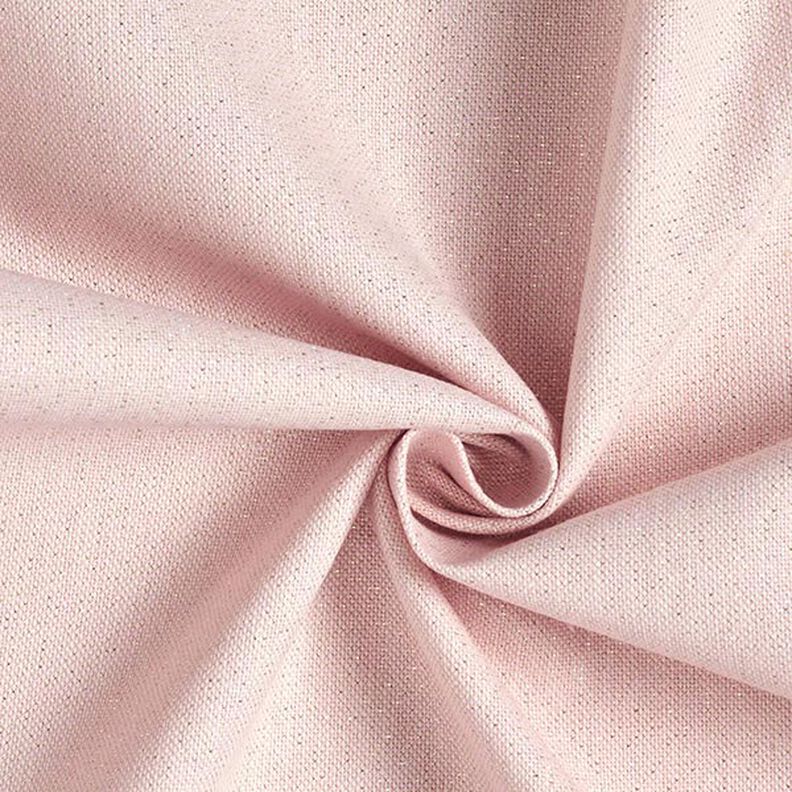 Decor Fabric Lurex Half-Panama – pink,  image number 1