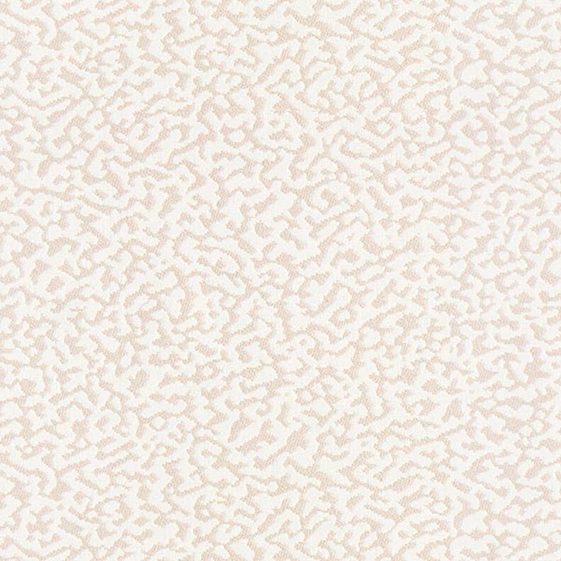 Large Abstract Leopard Print Jacquard Furnishing Fabric – cream/beige,  image number 1