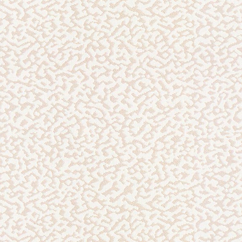 Large Abstract Leopard Print Jacquard Furnishing Fabric – cream/beige,  image number 1