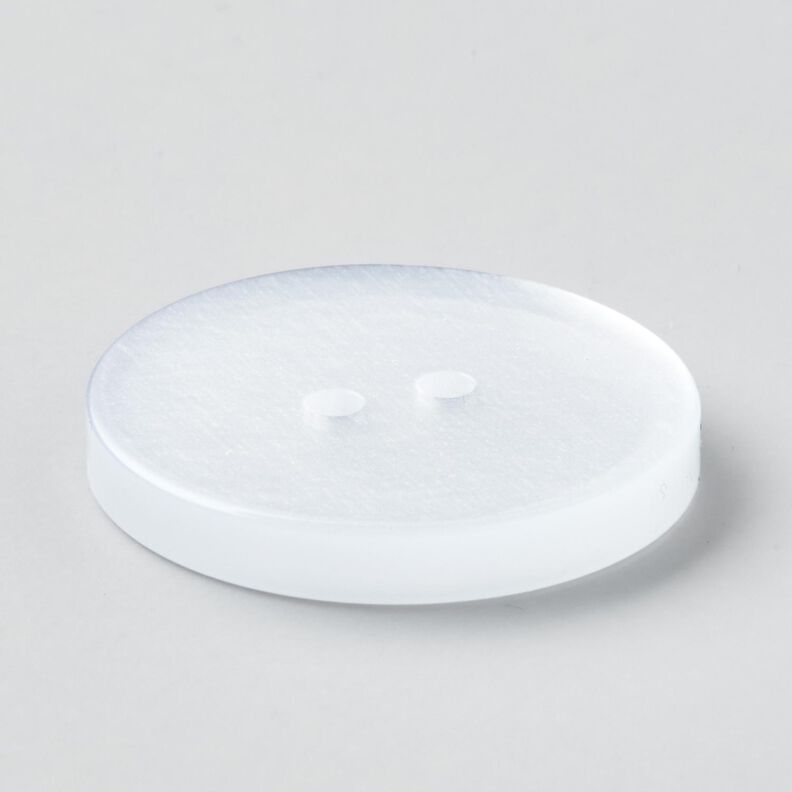 2-hole button shiny [Ø 25 mm] – white,  image number 3