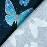 Cotton Jersey gradient butterflies | Glitzerpüppi – midnight blue,  thumbnail number 4