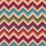 Decor Fabric Tapestry Fabric Chevron – light beige/carmine,  thumbnail number 1