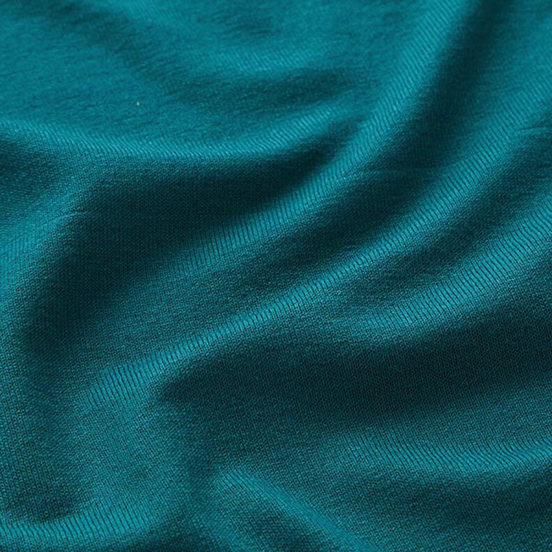 Lightweight Viscose Jersey – petrol,  image number 3