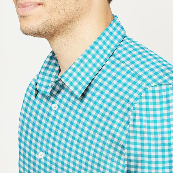 Gingham Cotton – light turquoise,  image number 5