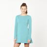 Light Cotton Sweatshirt Fabric Plain – ice blue,  thumbnail number 10