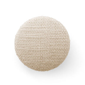 Covered button, Linen Medium – sand, 