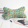 Cotton Poplin happy clay vegetables Digital Print – aqua blue,  thumbnail number 7