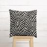 Decor Fabric Jacquard Zebra – ivory/black,  thumbnail number 7