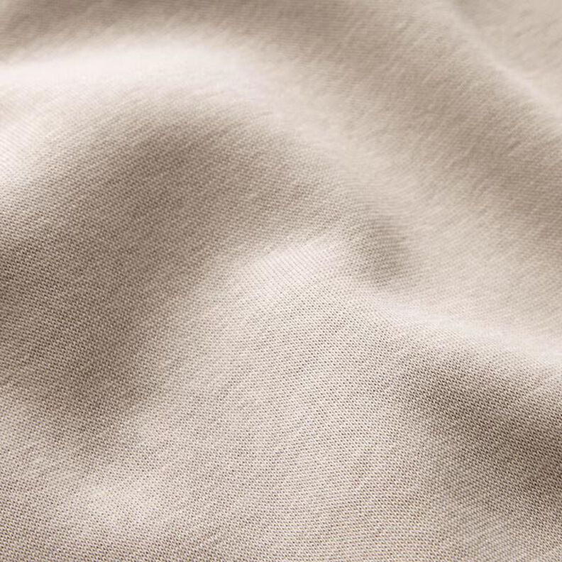 Brushed Sweatshirt Fabric – light beige,  image number 3
