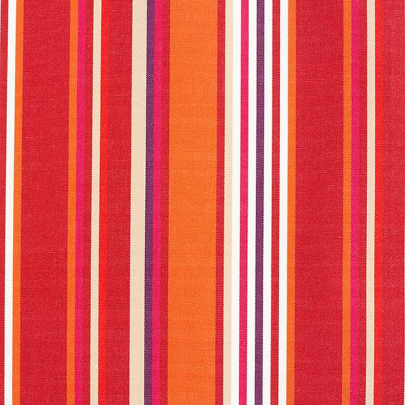 awning fabric Blurred Stripes – coral/berry,  image number 1