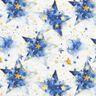 Alpine Fleece watercolour stars – natural/indigo,  thumbnail number 1