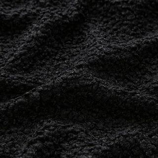 Plain Bouclé Knit – black, 
