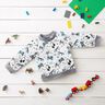 French Terry Game on Digital Print – white,  thumbnail number 6