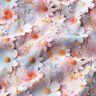 Cotton Poplin Paper flowers Digital Print – light dusky pink,  thumbnail number 2