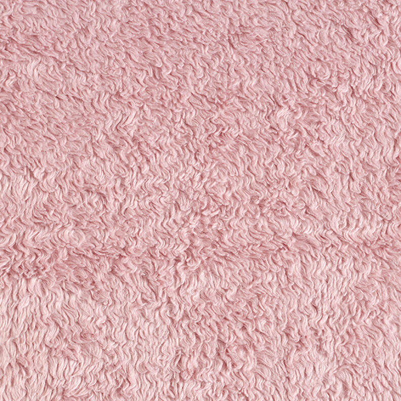 Plain cotton sherpa – dusky pink,  image number 1