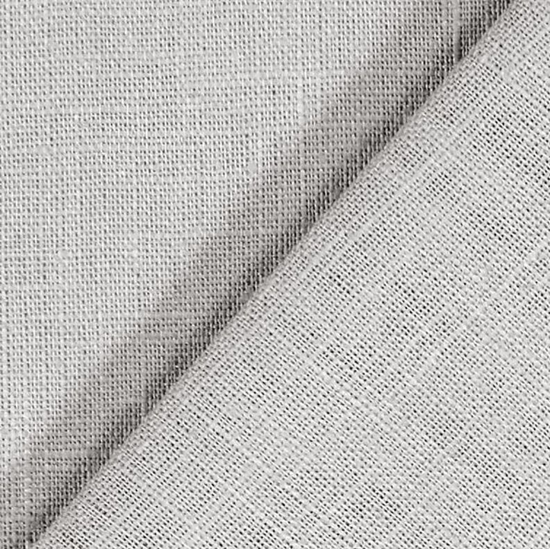 Linen fabric Ramie mix medium – silver,  image number 4