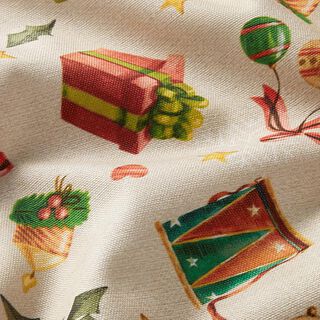 Decor Fabric Half Panama Nutcracker – sand, 