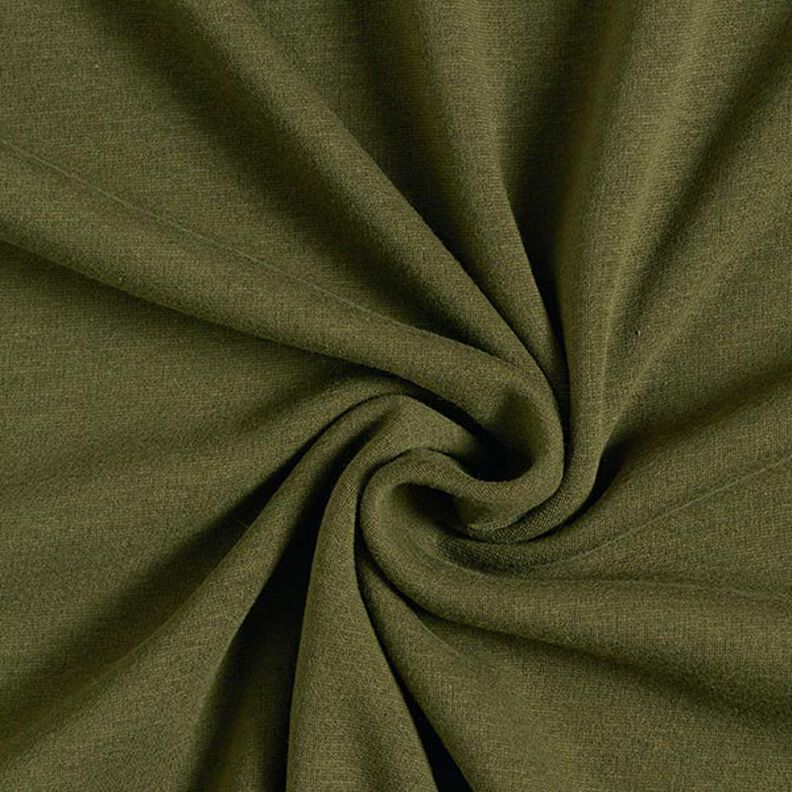 Alpine Fleece Comfy Sweatshirt Plain – dark olive,  image number 1