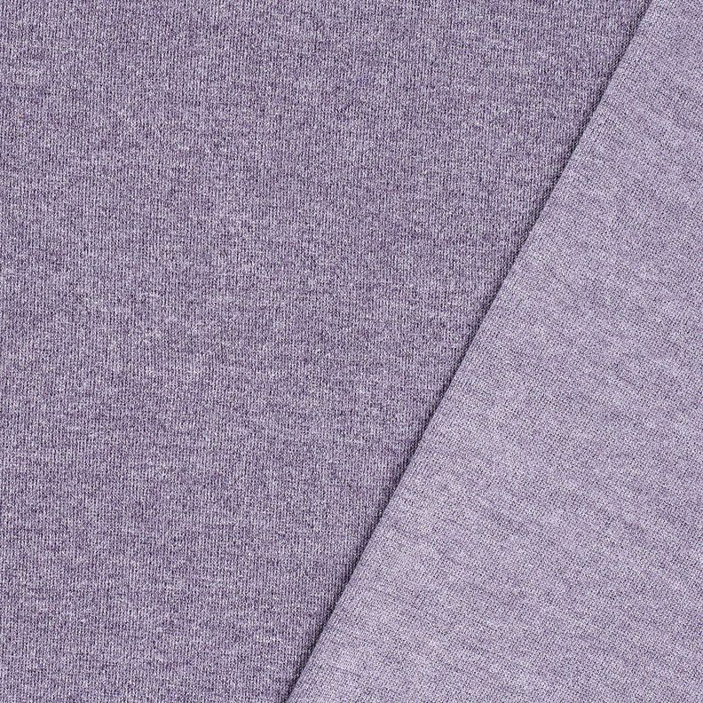 Glitter knit fabric melange – lavender | Remnant 50cm,  image number 2