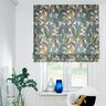 Decor Fabric Half Panama Banana Leaves – blue grey/light taupe,  thumbnail number 6