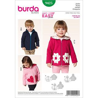 Jacket / Hooded Jacket, Burda 9425, 