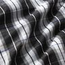 Stretch trouser fabric large check – black/white,  thumbnail number 2