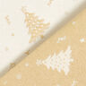 Decor Fabric Jacquard Lurex fir tree – light beige/gold,  thumbnail number 4