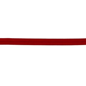 Elasticated Edging  shiny [15 mm] – carmine, 